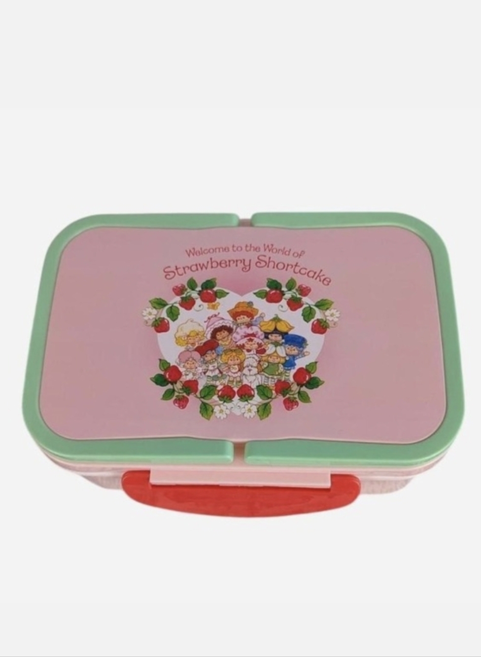 Culture Fly Strawberry Shortcake Bento Lunch Box 8x5x3